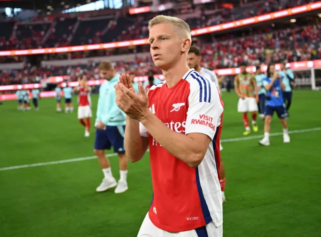 Arsenal's Oleksandr Zinchenko teases future plans with squad number switch