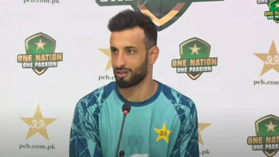 Pakistan captain Shan Masood's blunt response to reporter's question about 'match-fixing'