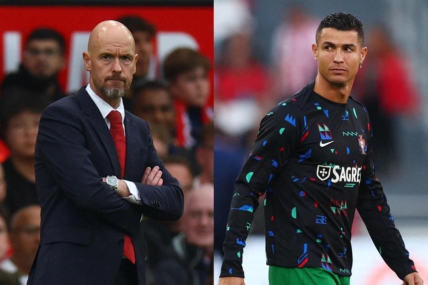 Criticism from Ronaldo: Ten Hag's attitude is deemed too negative for Manchester United