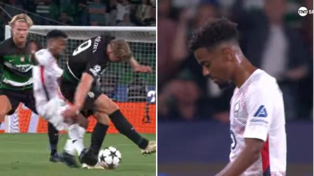 Lille manager expresses anger at England star Angel Gomes' red card in Champions League defeat