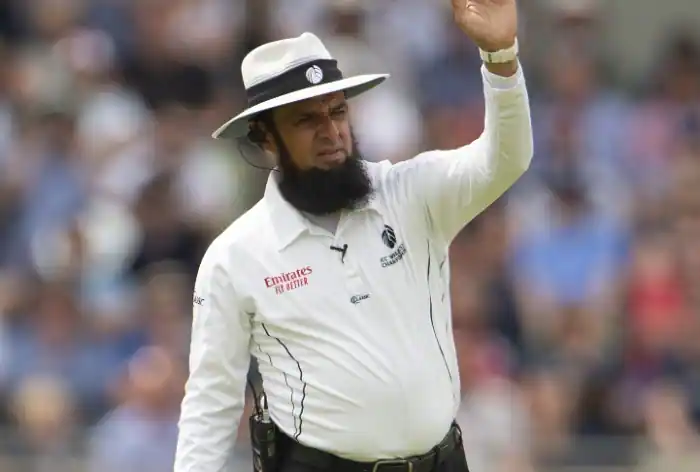 Retirement announcement of Pakistani umpire after officiating in 38 IPL games and 448 international matches