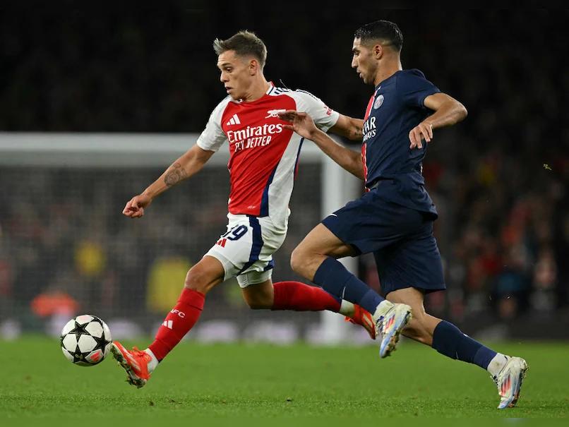 Arsenal Defeats PSG in Champions League Battle, Borussia Dortmund Crushes Celtic with Seven Goals