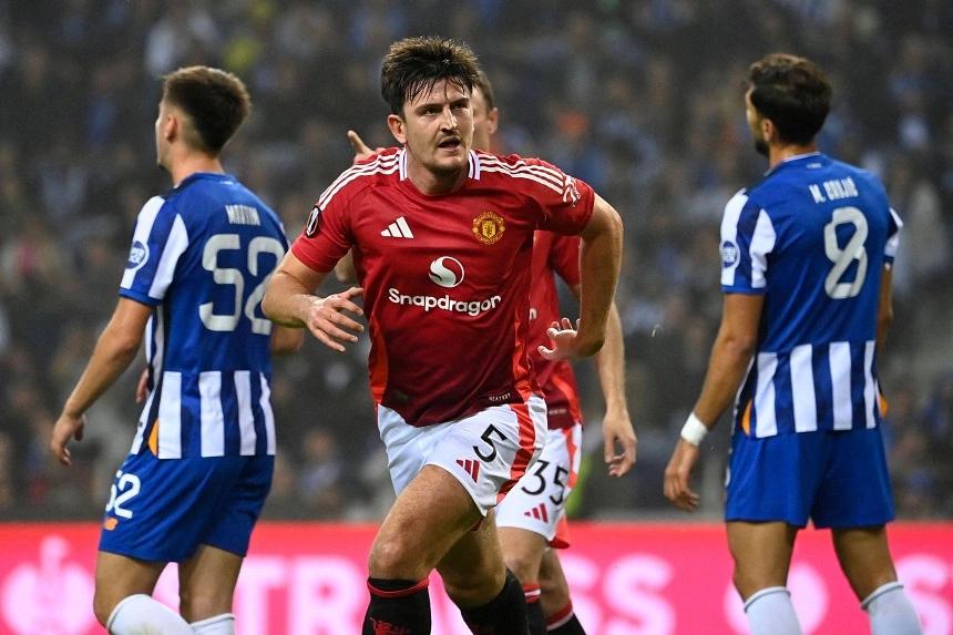 Harry Maguire comes to the rescue for Man United in Europe, while Chelsea and Tottenham secure victories