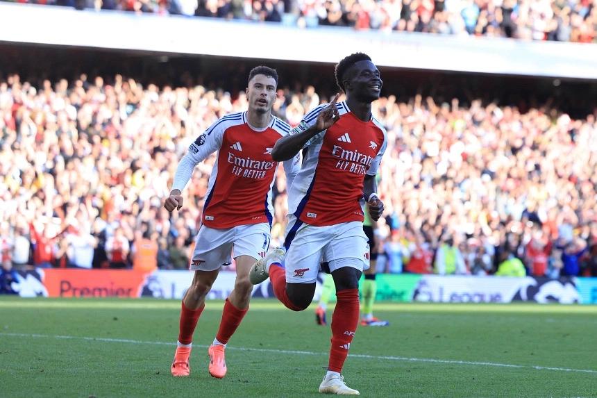 Bukayo Saka soars to new heights, according to Arsenal's Mikel Arteta