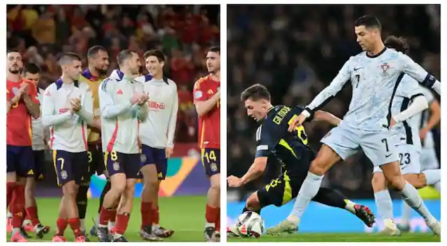 Spain Advances to Nations League Quarterfinals, Ronaldo's Portugal Stumbles against Scotland