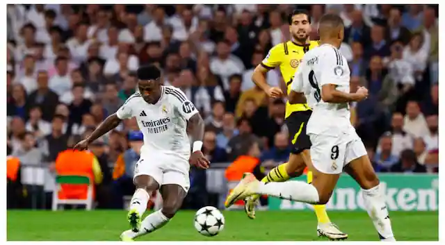 UCL: Vinicius Junior's hat-trick rescues Real Madrid against Borussia Dortmund, Aston Villa climb to the top spot