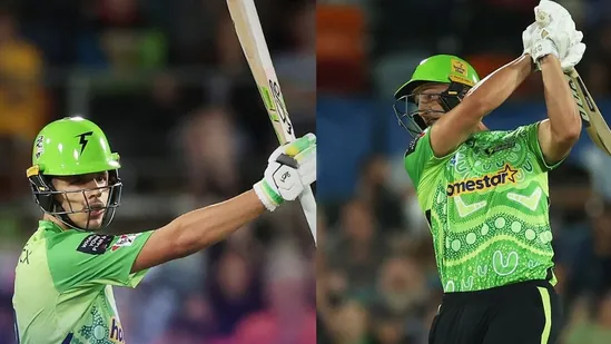 Explosive batting from Sam Konstas and Daniel Sams propels Sydney Thunder to victory in BBL