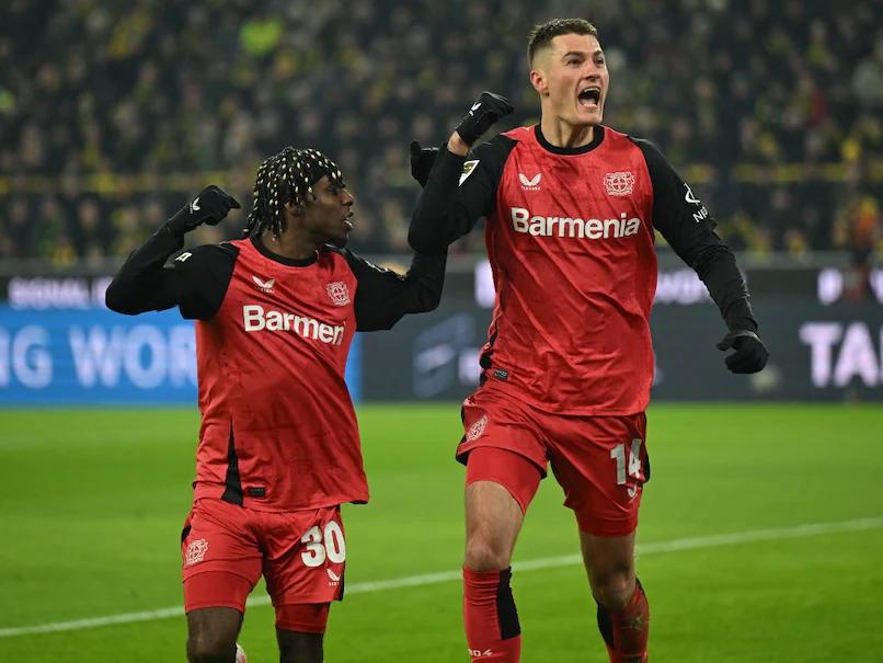 Bayer Leverkusen Triumph in 5-Goal Thriller against Borussia Dortmund, Intensify Bundesliga Title Race