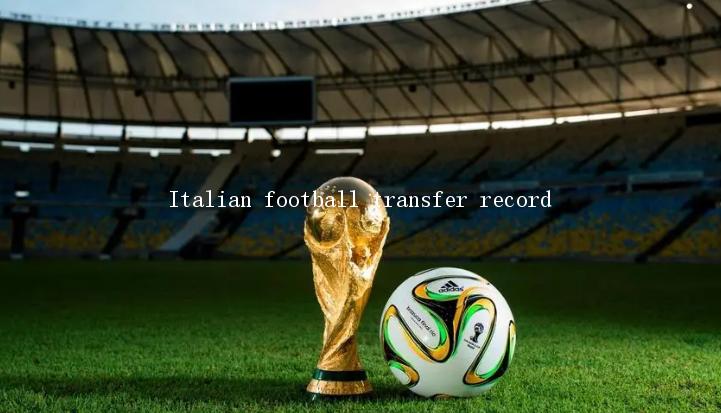 Italian football transfer record